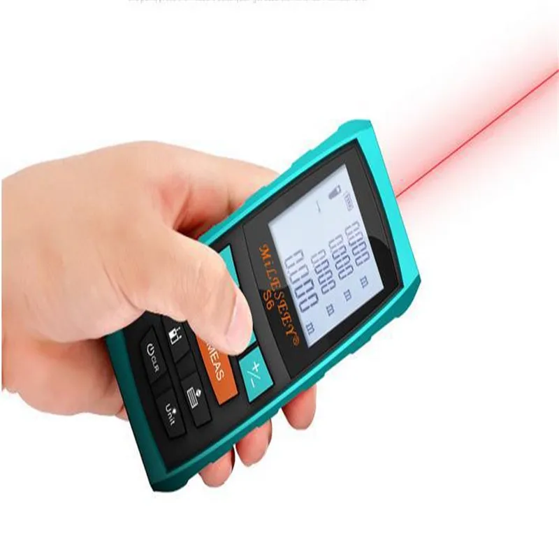 

Mileseey X6 Handheld Rangefinder Laser Distance Meter Digital Laser Range Finder Laser Tape Measure 70M