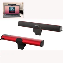Портативный Компьютерные колонки Записные книжки taplet ПК USB Soundbar стерео Динамик комплект аудио приемник Super Bass сабвуфер MP3 Мегафоны