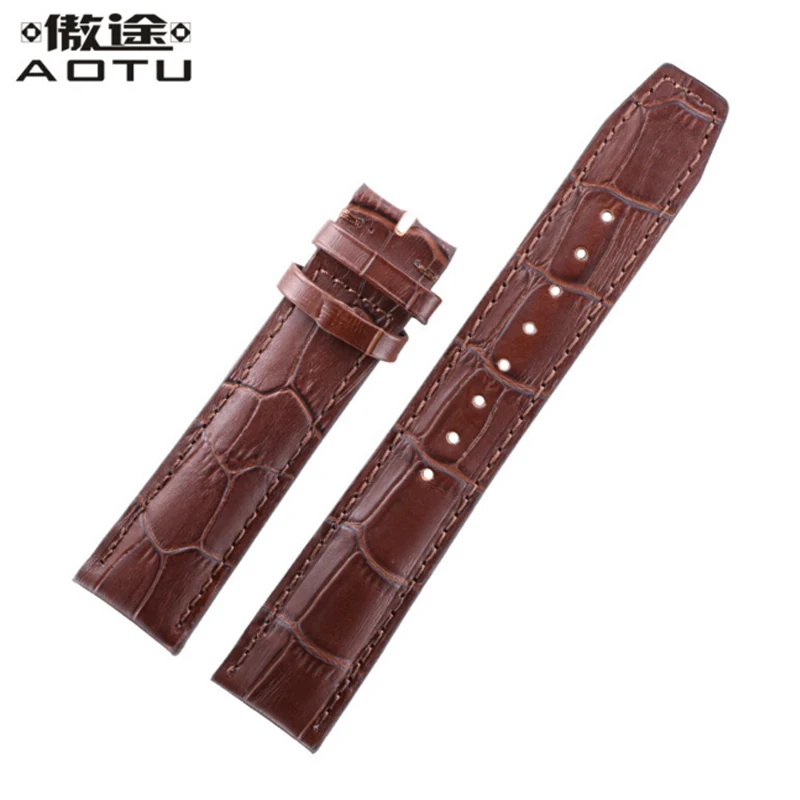 Ремешки для наручных часов из натуральной кожи IWC Pilot Mark IW327004/377714 мужские часы 20 мм
