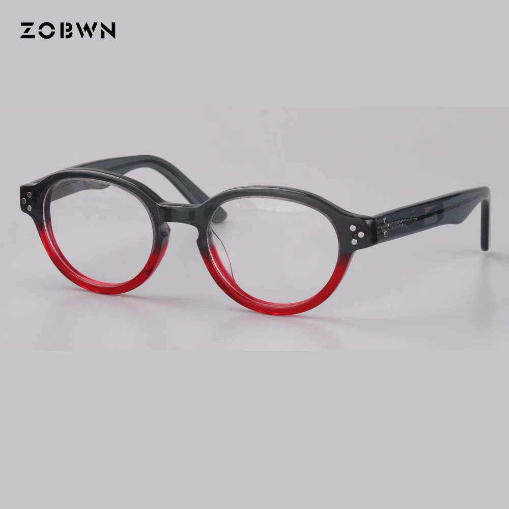 

lentes opticos mujer rivet eyeglasses Vintage Optical Eye Glasses Women Frame Myopia Round Unisex Spectacles Female Eyeglasses