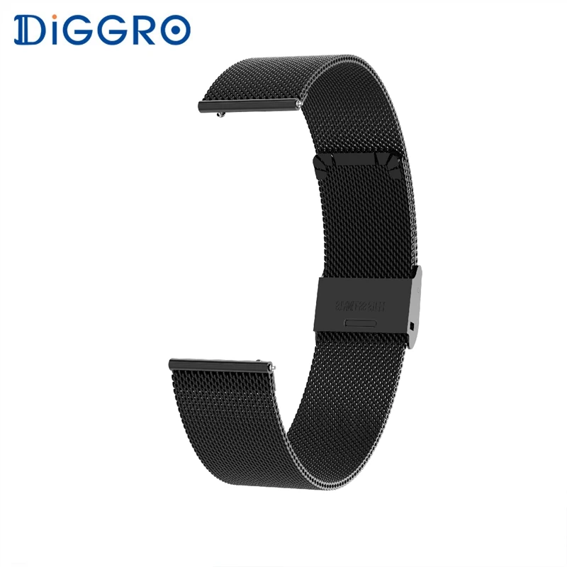 Diggro DI03 Plus умный браслет из нержавеющей стали кожаный ремешок для часов |