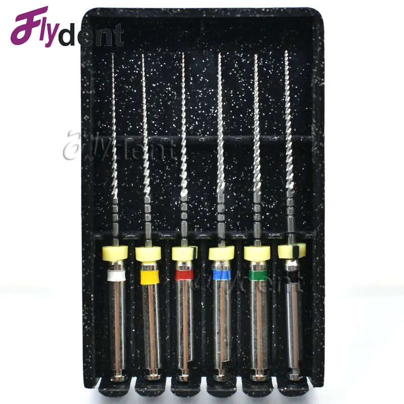 Goedkoop Tandheelkundige Profielen 04 taper endodontische roterende bestanden motor Gebruik voor wortelkanaalbehandeling tandheelkunde instrument