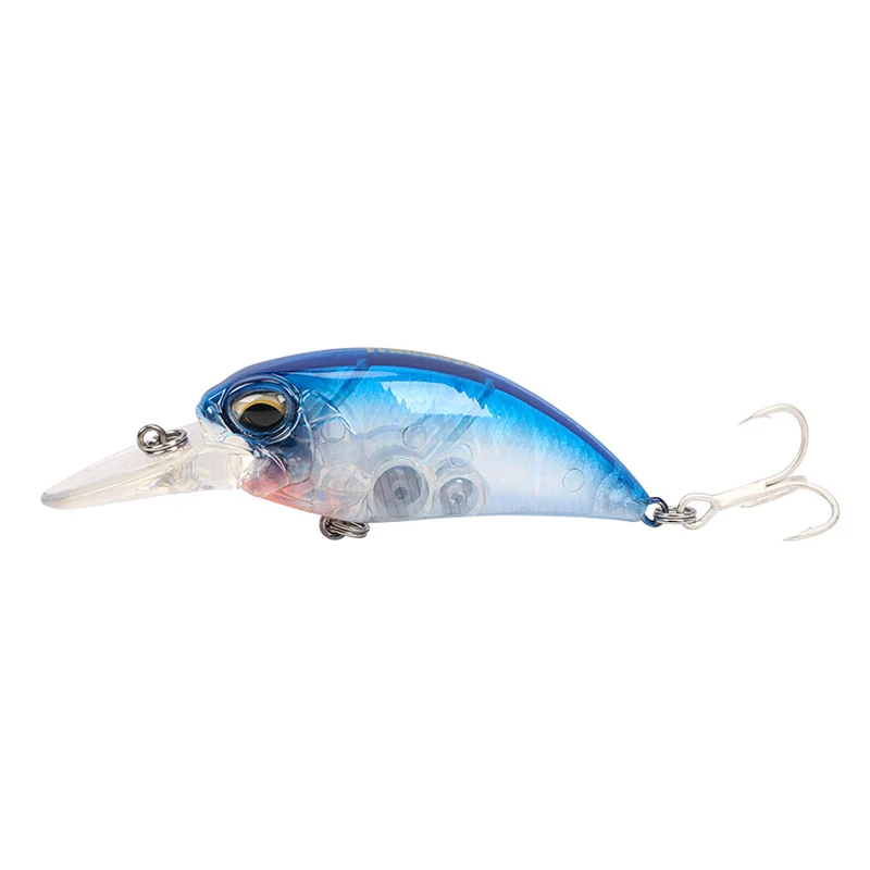 Trulinoya маленькие Fat Crank рыболовные приманки 60 мм 15 г тяжелые Crankbait глубина воды жесткая приманка искусственная наживка Тройной крюк воблер - Цвет: A