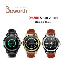DM365 Smart Watch MTK2502A Full HD IPS Capacitive Touch Screen Bluetooth 4.0 Support Android & IOS Smartwatch Upgrate of DM360