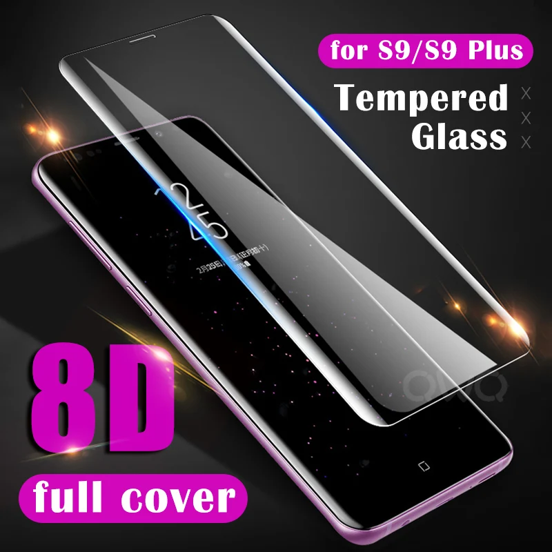 

8D Full Curved Screen Protector For Samsung Galaxy S9 S8 Plus S7 A7 Note 8 9 Tempered Glass For Samsung A7 A6 A8 Plus 2018 Film