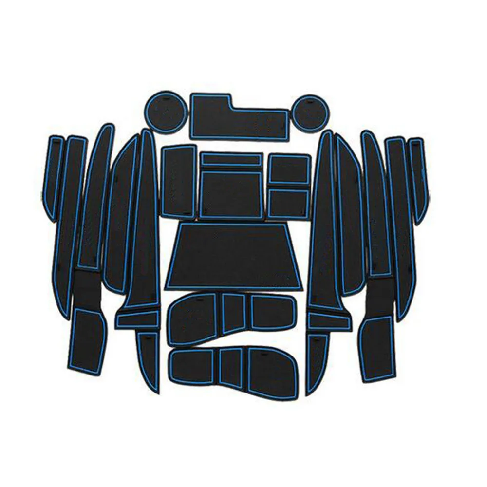 

Dongzhen 21PCS Car Non-slip Mat Interior Gate Door Cup Mats Gate Slot Pad fit for Buick Encore 2013 2014 2015 Auto Car Styling