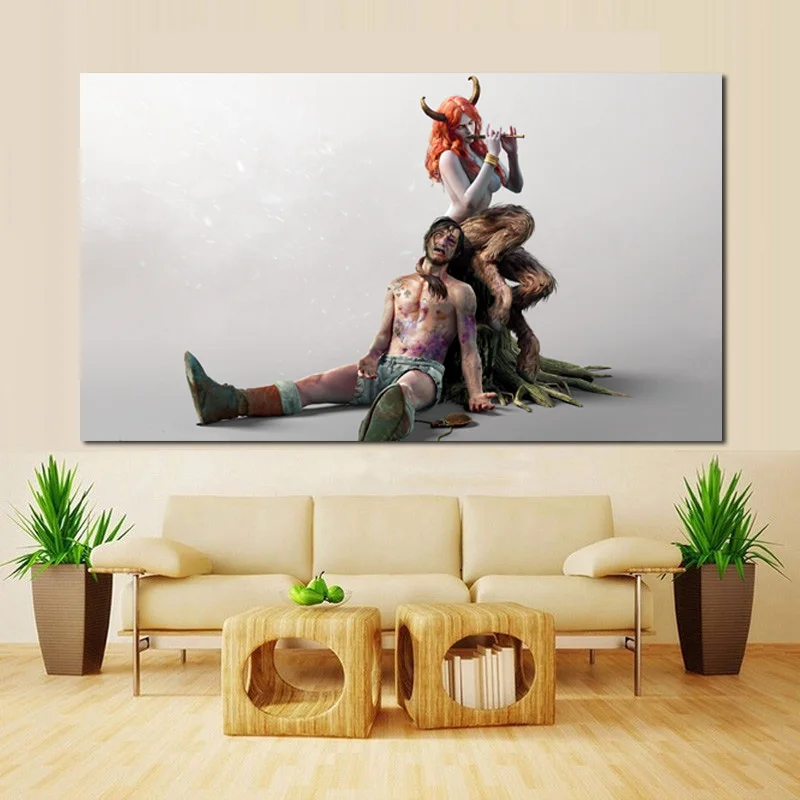 

Game The Witcher 3 Animated Wallpaper Canvas Posters Prints Oil Painting Wall Pictures For Office Bedroom Home Decor Accessories