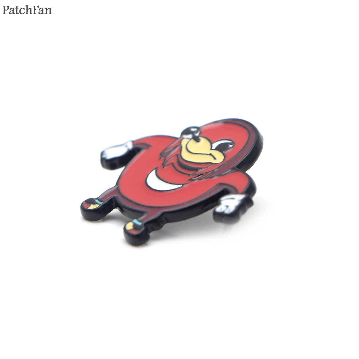 Patchfan Ugandan Knuckles Meme броши для мужчин и женщин цинковые булавки мультфильм милые знаки отличия рубашка одежда сумка Декоративные значки A0992