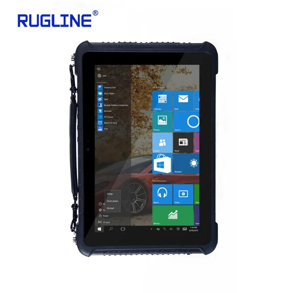Rugline 10 дюймов Windows Pro 4G стандартная раскладка ОЗУ 4 Гб ПЗУ 64 промышленный планшет