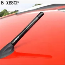 BXESCP Carbon Fiber Radio FM Car Antenna Antena for Honda CRV Accord Odeysey Crosstour FIT Jazz