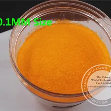 TCF504 неоновые оранжевые цвета 0,1 мм Размер устойчив к растворителям блеск для пилка для ногтей или другого DIY украшения