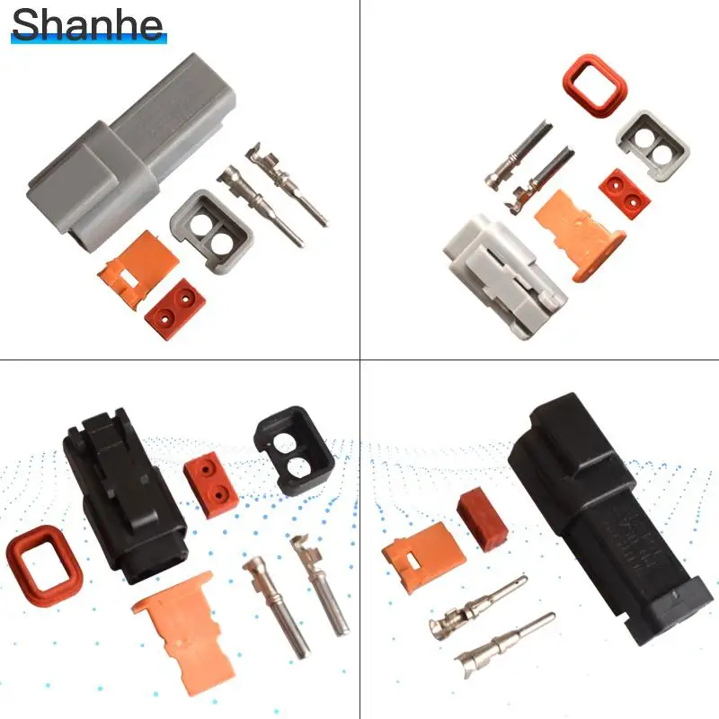 1 комплект Deutsch DT04-2P/DT06-2S Коробка передач двигателя Водонепроницаемый Электрический разъем для автомобиля автобус двигатель грузовик