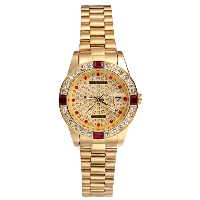 Женские Водонепроницаемые наручные часы с кристаллами и датой|wristwatch|wristwatch