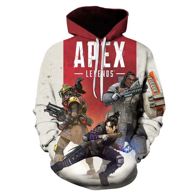 Apex Legends, 3D толстовки, Мужская Уличная одежда, новинка, толстовка, 3D толстовки, мужская и женская осенняя одежда с длинным рукавом - Цвет: picture color