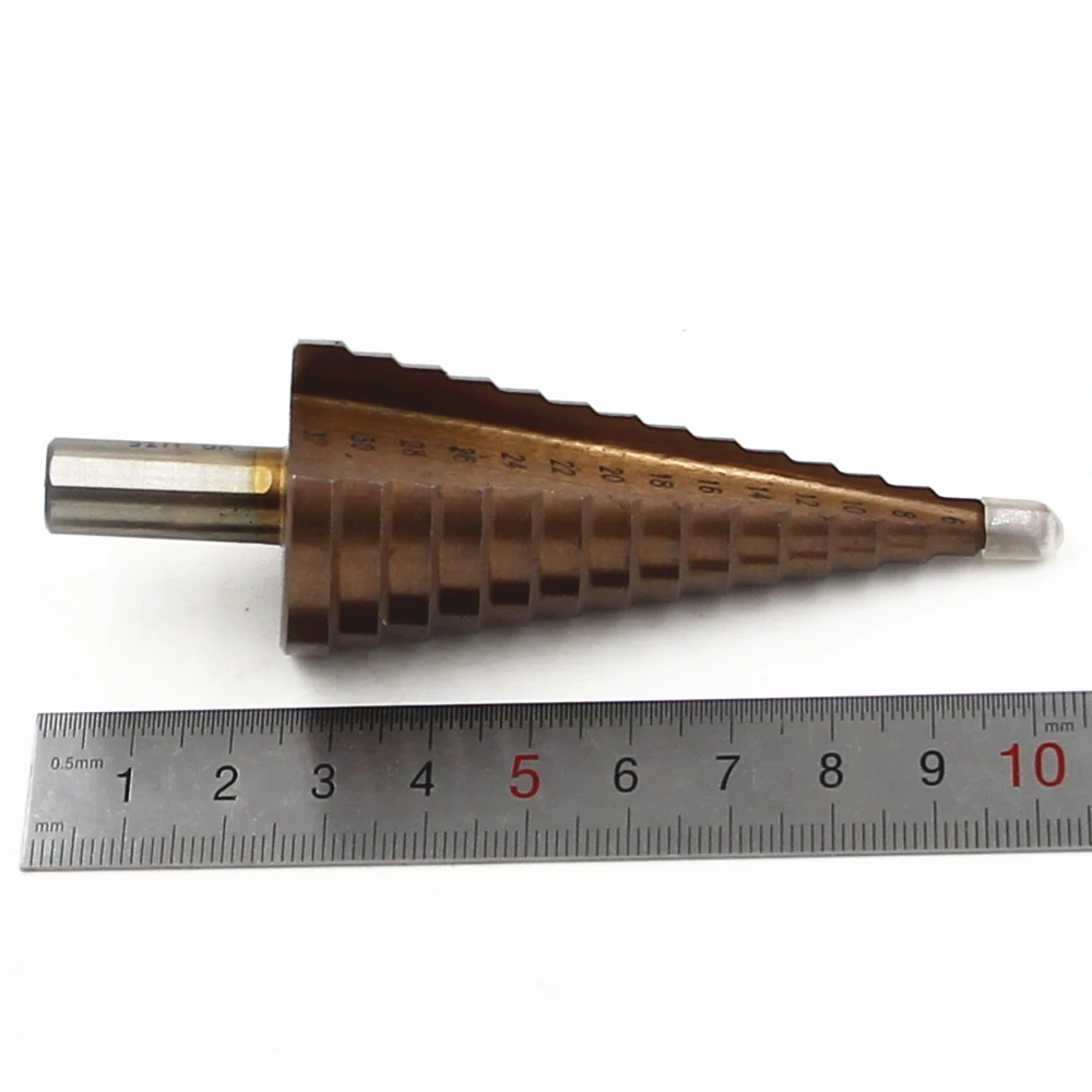 M35 HSS CO Step Drill Bits 4mm 32mm metalworking Power Tools round