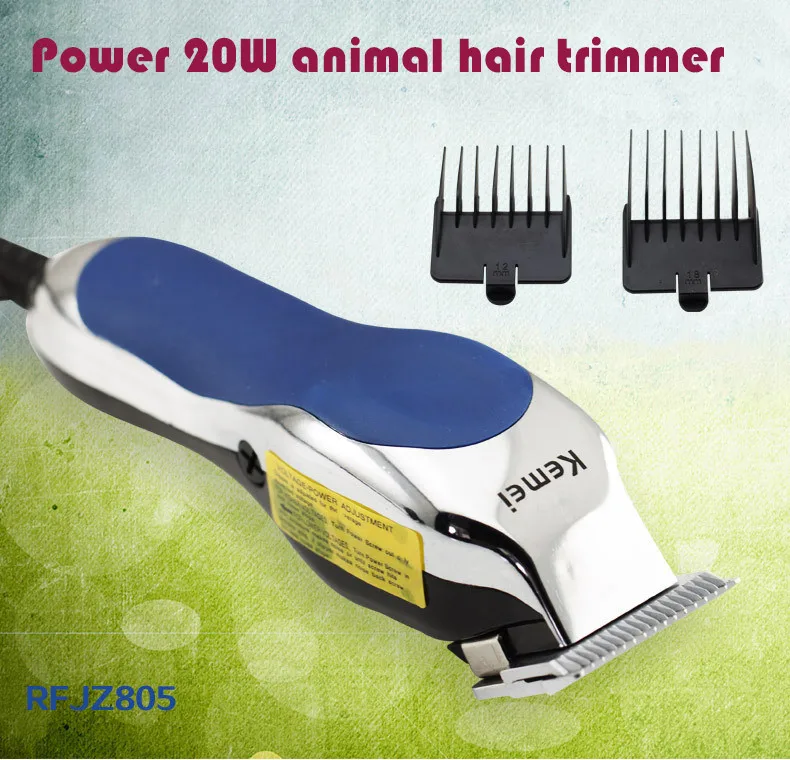 Kemei 20W Big Power Animal Hair Clipper For Pet Cutter Professional