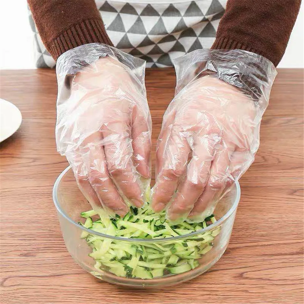 One off Plastic Gloves For Food/Cleaning/Cooking/BBQ ...