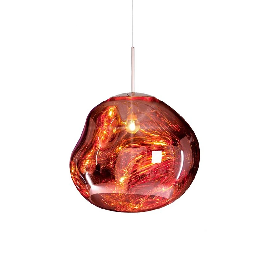 Современный Креативный Лофт Европа стеклянный подвесной светильник светодиодный E27 с 3 цветами для спальни/ресторана/гостиной/столовой/кафе/отеля