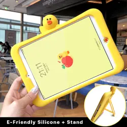 Стенд Tablet чехол мультфильм с подставкой, дети Девушки переноски силиконовый бампер с держателем для 7,9 дюймов iPad mini 1/2/3