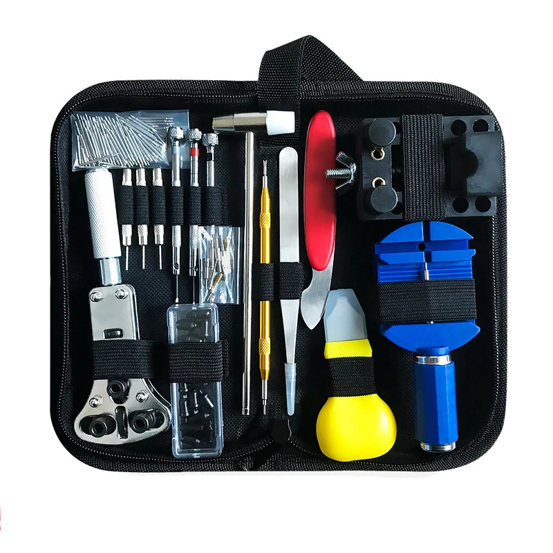 Часы инструменты ремонта Часы Repair Tool Kit для бутылок устройство для удаления звеньев комплект Весна Бар Ремонт Отвертка часовщик