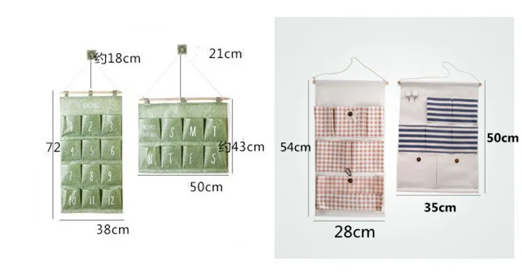 Многофункциональные 8-12 карманов Висячие Сумки для хранения двери за стеной настенные дома мелочи шкаф Органайзер сумки