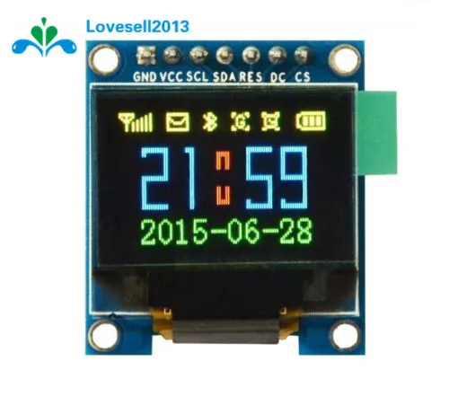 

0.95 Inch SPI Full Color OLED Display DIY Module 96x64 LCD For Arduino SSD1306 Driver IC Top Quality
