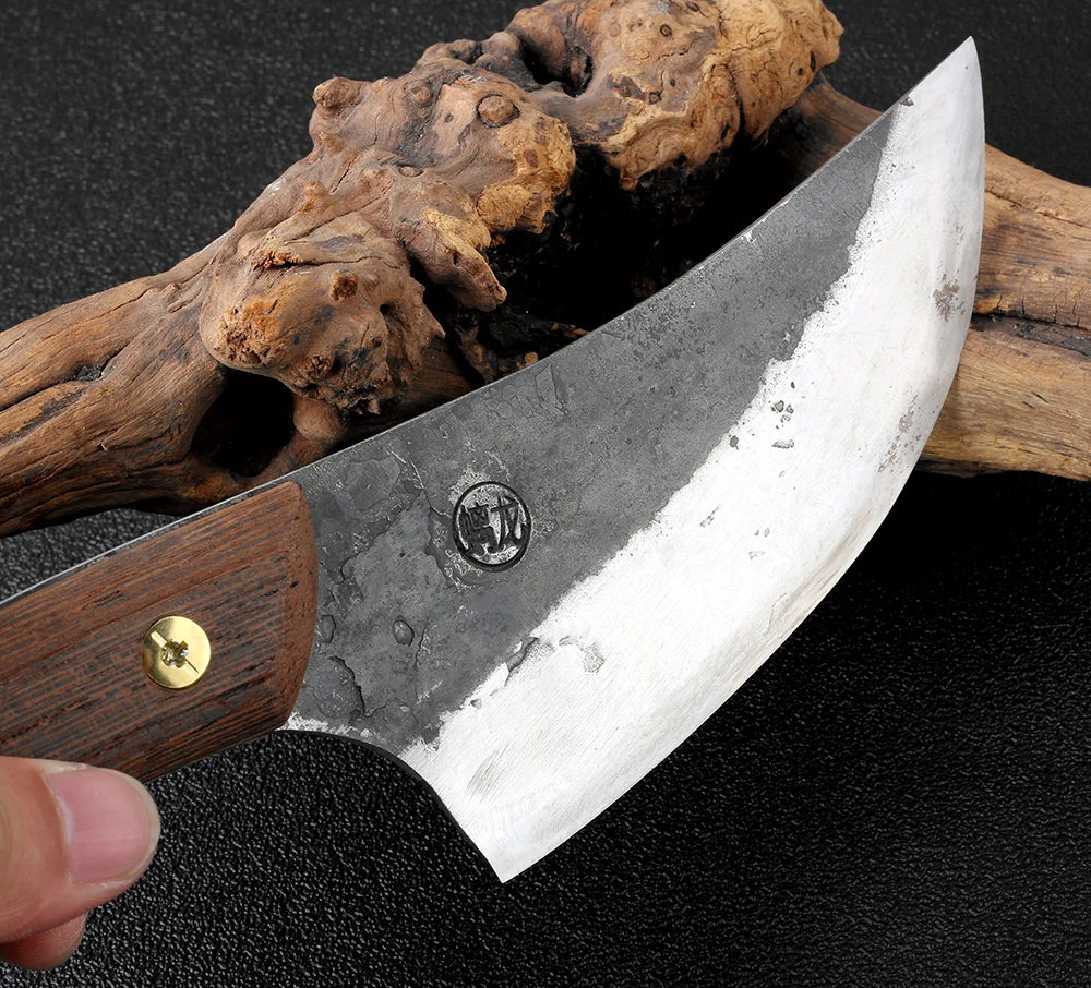  XITUO hand forging slaughter butcher knife full Tang Bao steel planing knife beef hammer wide axe k - 32991650169
