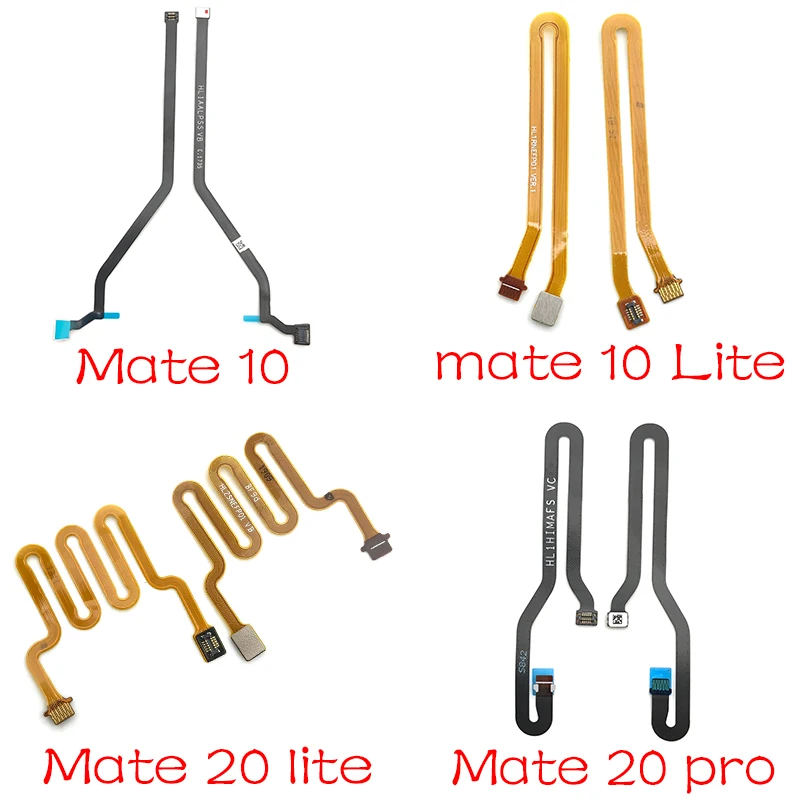 

For Huawei Honor 7X 8X 8 9 P10 P20 P30 Mate 10 20 lite Home Button Fingerprint Touch Id Sensor Connector Flex Cable Ribbon
