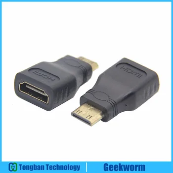 

Geekworm Raspberry pi Zero w Mini HDMI to HDMI Adapter / Compatible with Raspberry pi Zero / Zero W