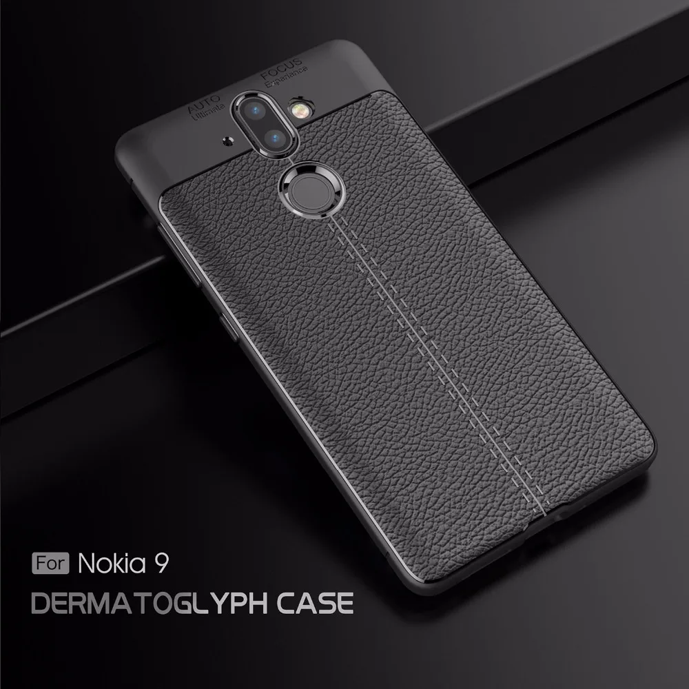Best Soft Case For Nokia 2 3 5 6 7 8 9 Case Soft Silicone Carbon Fiber Full Protection Back Cover Case For Nokia 9 8 7 6 5 Back Cover