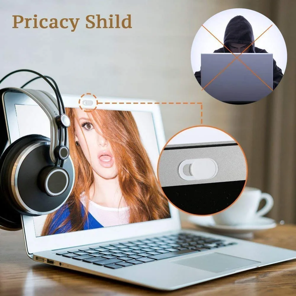 Крышка для камеры ноутбука слайдер Mac/ Macbook Pro/ iMac/ноутбука/Surface Echo Show/ iPhone камера