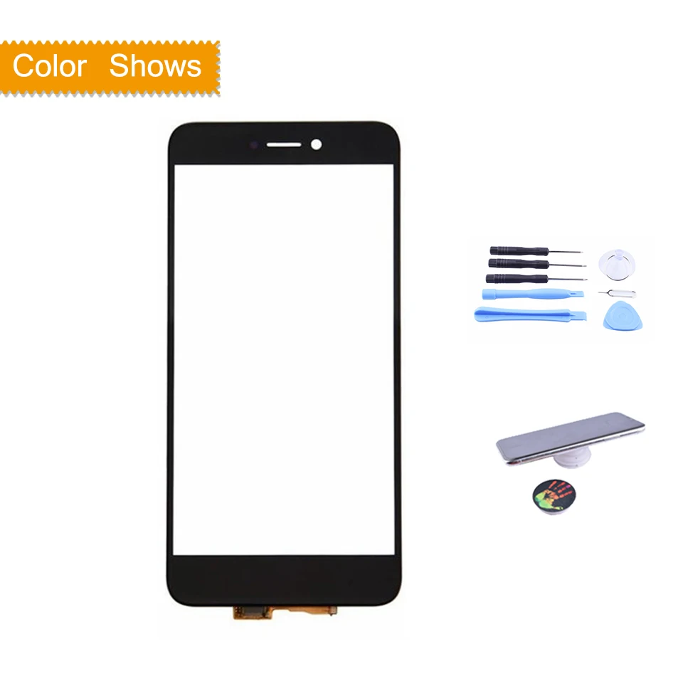 Для huawei P9 Lite PRA-LX1 Nova Lite GR3 P8 Lite сенсорный экран Сенсорная панель дигитайзер Переднее стекло PRA-LX2 PRA-LA1 - Цвет: black with gift
