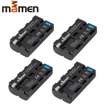 

Mamen 4pcs NP-F550 NP F550 F570 NPF550 NP-F570 Digital Camera Battery Pack For Sony F330 F530 RV100 RV200 CCD SC5 SC55 Batteries