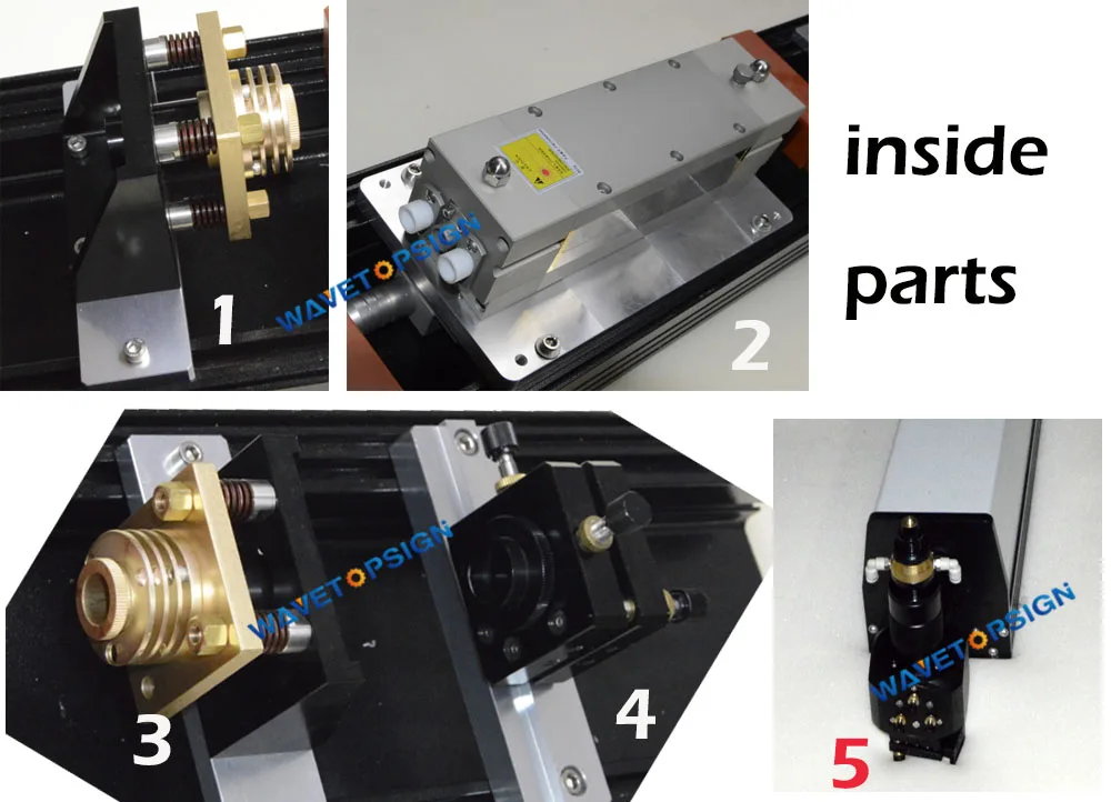 WaveTopSign YAG лазерный сварочный аппарат лазерный путь+ лазерная головка+ Золотая полость+ кристалл 7*165 мм