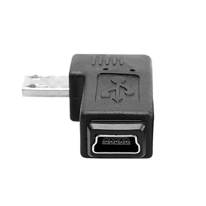Удлинитель Micro USB 9 мм 90 градусов левый и правый угловой 3. 0 5 контактный переходник