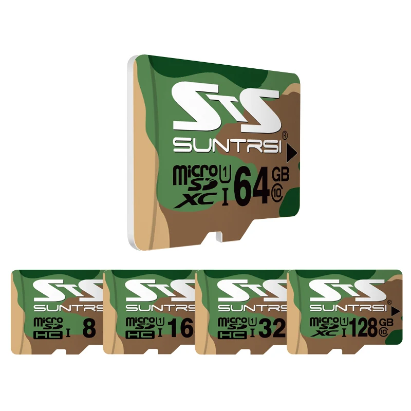 Suntrsi Micro TF карта 16 ГБ 32 ГБ 64 Гб класс 10 Microsd SD карта высокая скорость 128 Гб карта памяти для смартфона