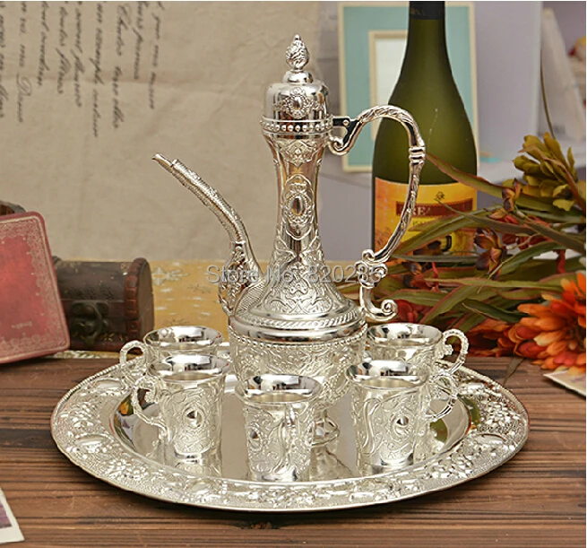 What is a good price for a silver-plated tea set?