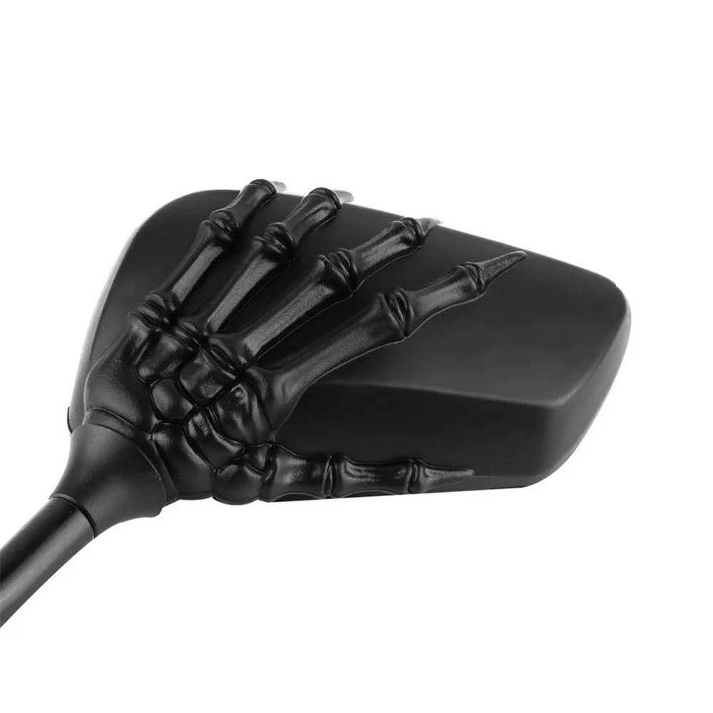 Motorcycle-Mirror-Accessories-Parts-2-X-Universal-Motorcycle-Chrome-SKELETON-Skull-HAND-Claw-Side-Rear-View (4)