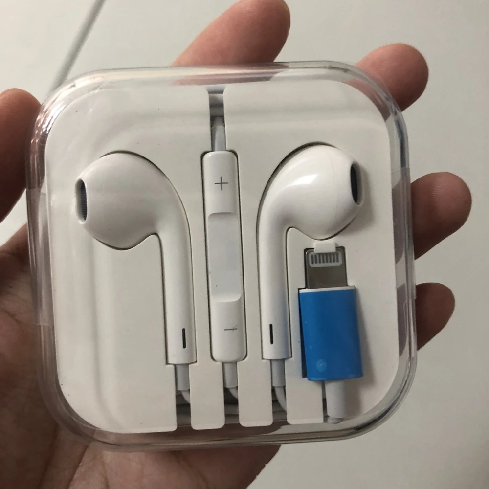Bluetooth Wired for iphone Earphone Cable Wired control Headset for