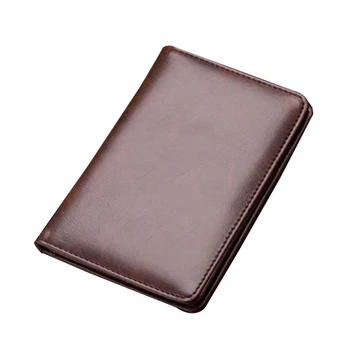 

Fashion Man Short Wallet Brand Design No Zipper Multi-card position Men's Wallets PU Leather Card Holder Passport Purse
