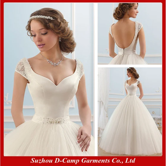 Corsets Drops Waist Wedding Dresses