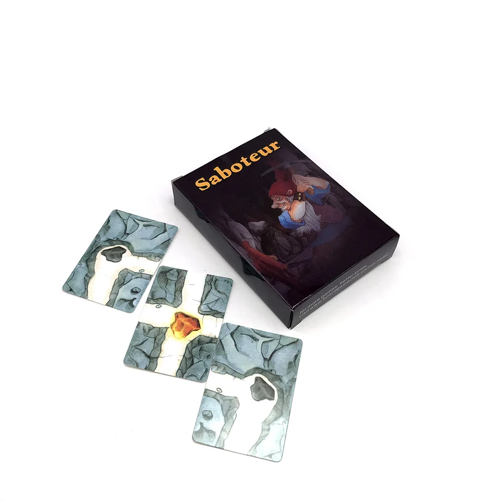 "Saboteur "Board Game 1+2 Version/Saboteur1 Version Jeu De Funny Board Game