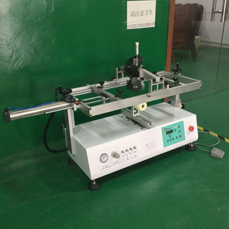 small automatic screen printer tabletop silicon wristband screen