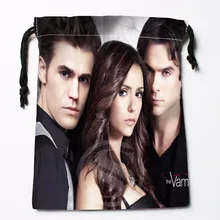 Fl-Q67 New The Vampire Diaries&5 Custom Logo Printed receive bag Bag Compression Type drawstring bags size 18X22cm 711-#F67