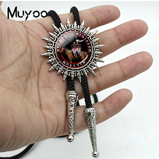

BOLO-00114 New Arrival knights templar Bolo Tie Hand Craft Slide Glass Dome Western Neck Ties Fashion Necklace Strap Neck Tie