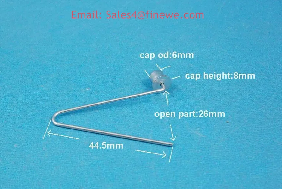 Manufacturer custom 6mm galvanized steel tube spring clip, locking