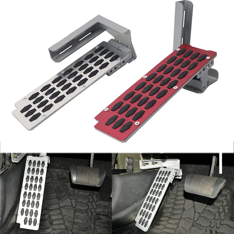 Car Styling Adjustable Left Foot Rest Pedal Brake Pedal Clutch Gas