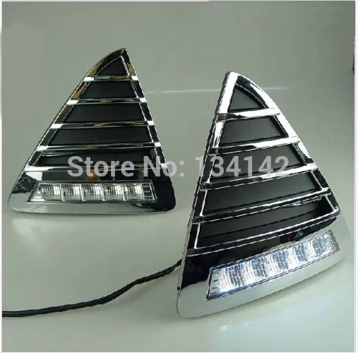 

New Free Shipping LED daytime running light DRL fog lamp lights Cover Fit for FORD FOCUS 2012 3 mk3 white 12V