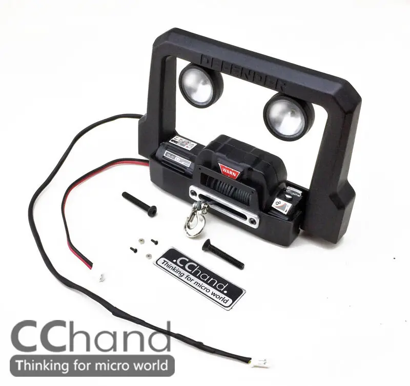 

CC HAND Metal Light Bumper & Winch for RC4WD Gelande II land rover Defender D90/D110 rc car toy