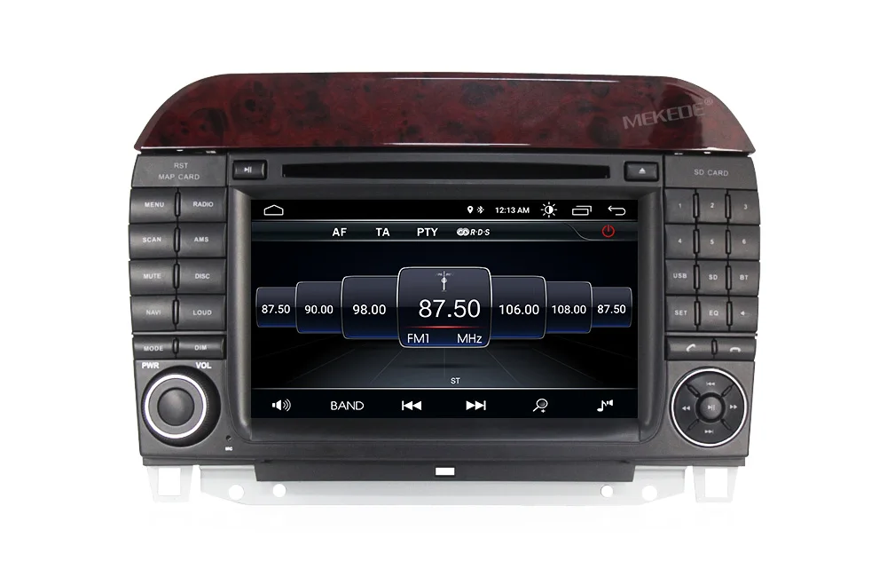 Best Free shipping 2DIN Android 8.1 Car dvd player radio For Mercedes Benz S-Class W220 W215 S280 S320 S350 S400 GPS Navi RDS BT WIFI 15